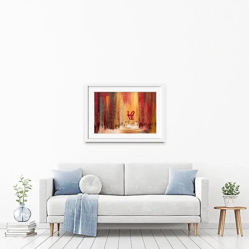 Love New York Framed Art Print Love New York Framed Art Print wall art product Ekaterina Ermilkina