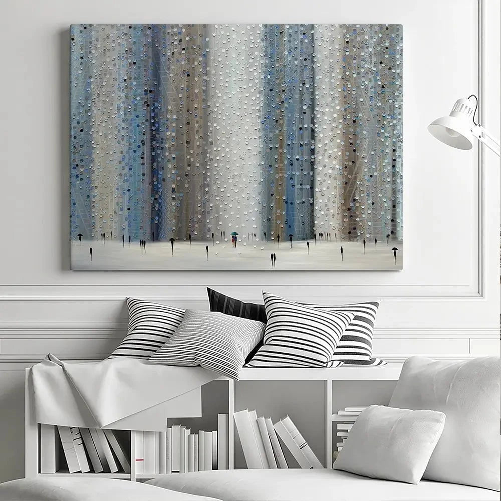 Love Rain Canvas Print Love Rain Canvas Print wall art product Ekaterina Ermilkina