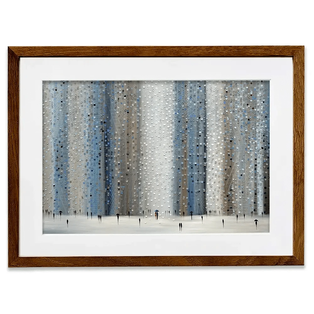 Love Rain Framed Art Print Love Rain Framed Art Print wall art product Ekaterina Ermilkina