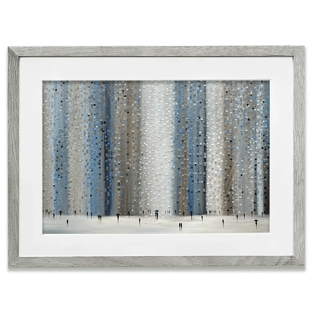 Love Rain Framed Art Print Love Rain Framed Art Print wall art product Ekaterina Ermilkina