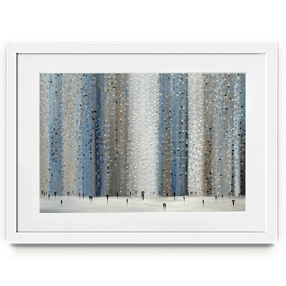 Love Rain Framed Art Print Love Rain Framed Art Print wall art product Ekaterina Ermilkina