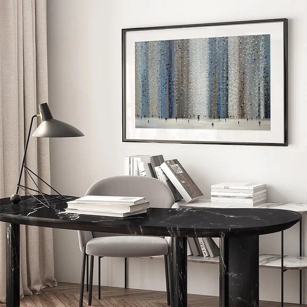 Love Rain Framed Art Print Love Rain Framed Art Print wall art product Ekaterina Ermilkina