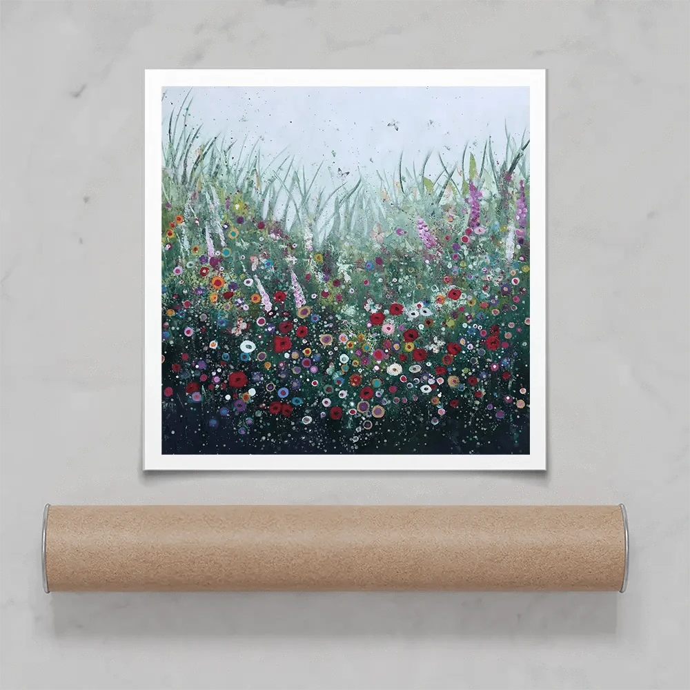 Love Song Square Art Print Love Song Square Art Print wall art product Laure Bury