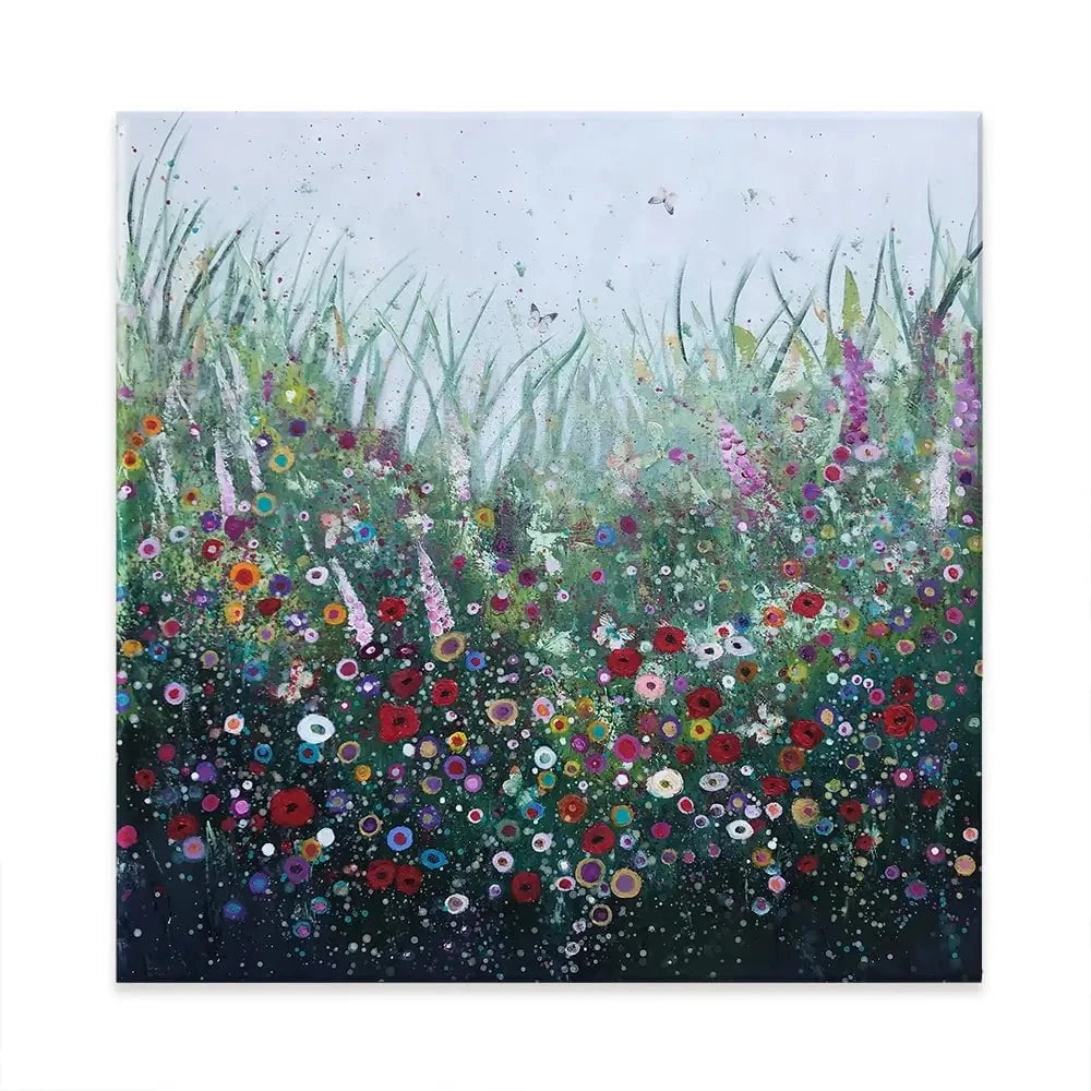 Love Song Square Canvas Print Love Song Square Canvas Print wall art product Laure Bury