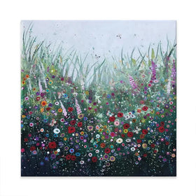 Love Song Square Canvas Print Love Song Square Canvas Print wall art product Laure Bury