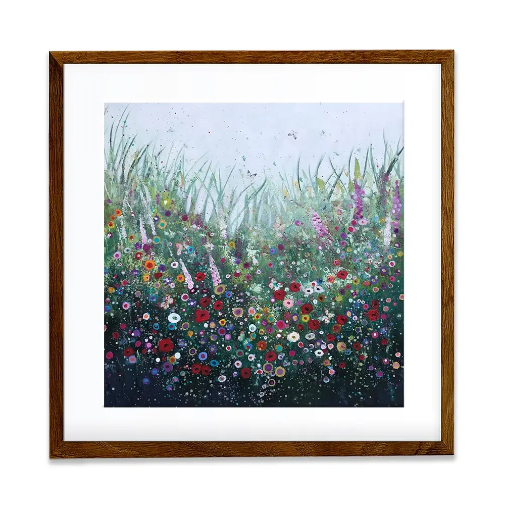 Love Song Square Framed Art Print Love Song Square Framed Art Print wall art product Laure Bury