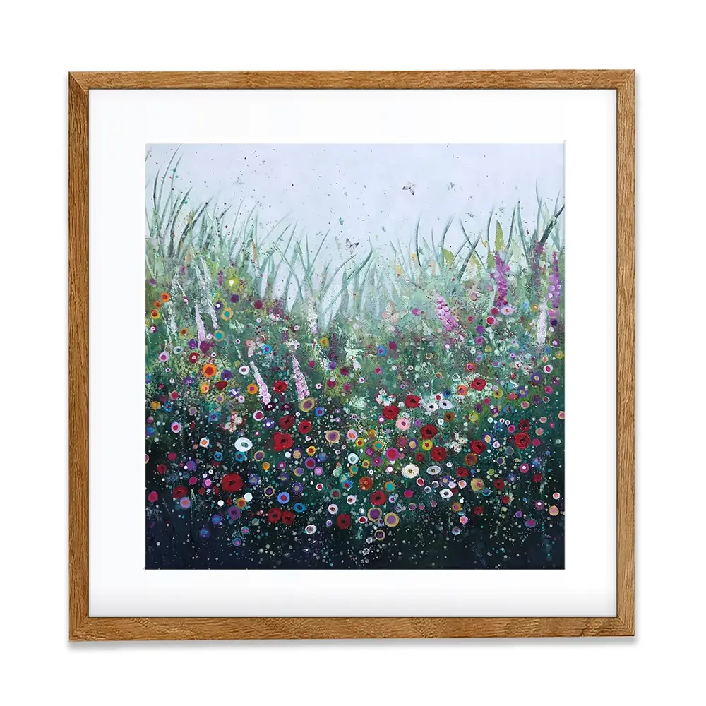 Love Song Square Framed Art Print Love Song Square Framed Art Print wall art product Laure Bury