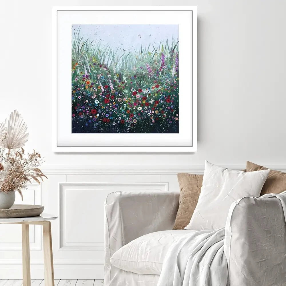 Love Song Square Framed Art Print Love Song Square Framed Art Print wall art product Laure Bury