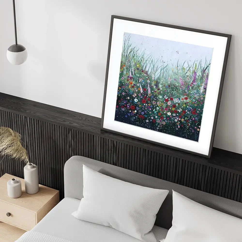 Love Song Square Framed Art Print Love Song Square Framed Art Print wall art product Laure Bury