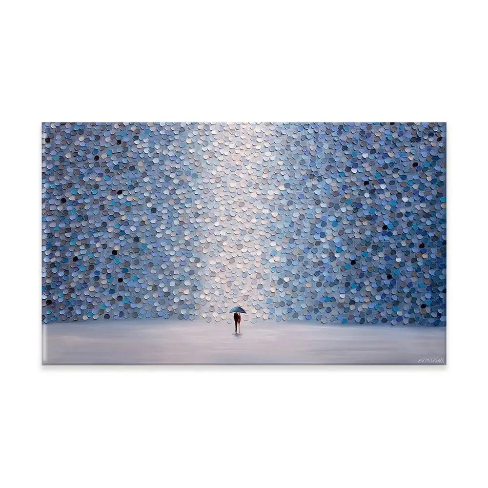 Love Under Umbrella Canvas Print Love Under Umbrella Canvas Print wall art product Ekaterina Ermilkina