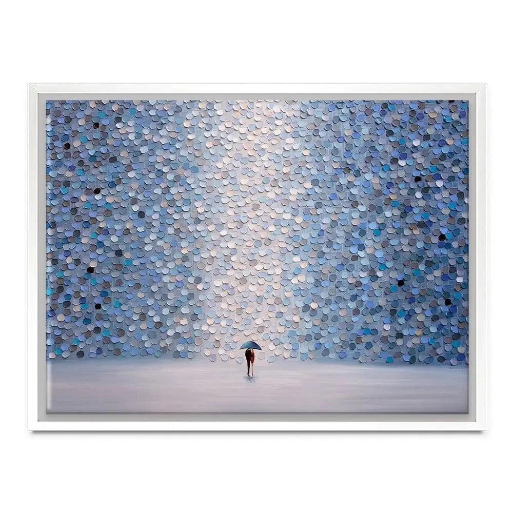 Love Under Umbrella Canvas Print Love Under Umbrella Canvas Print wall art product Ekaterina Ermilkina