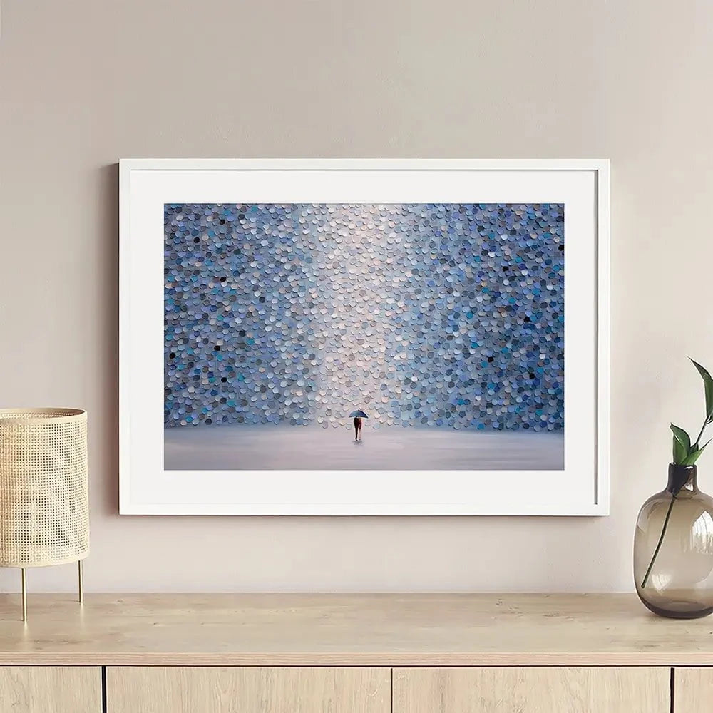 Love Under Umbrella Framed Art Print Love Under Umbrella Framed Art Print wall art product Ekaterina Ermilkina