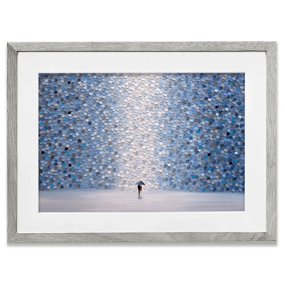 Love Under Umbrella Framed Art Print Love Under Umbrella Framed Art Print wall art product Ekaterina Ermilkina