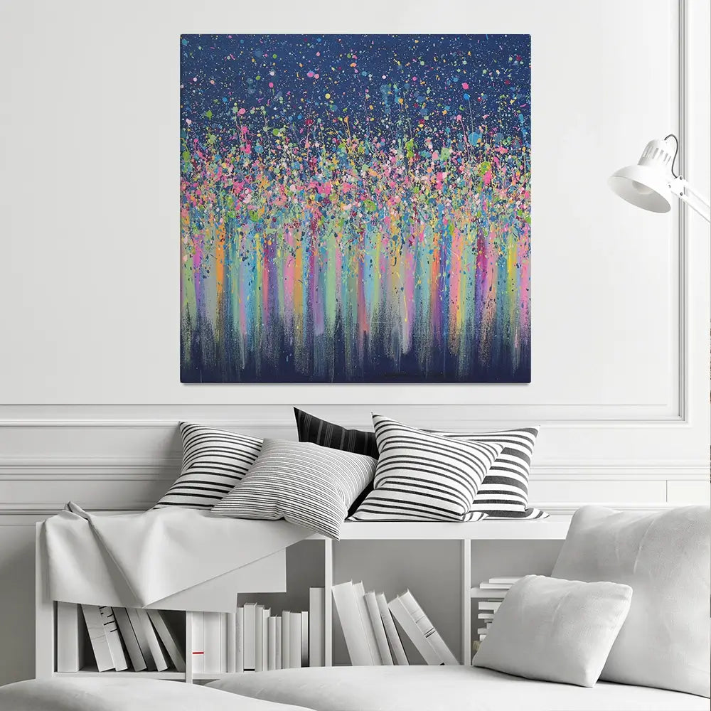 Love You Always And Forever Square Canvas Print Love You Always And Forever Square Canvas Print wall art product Jo Gough
