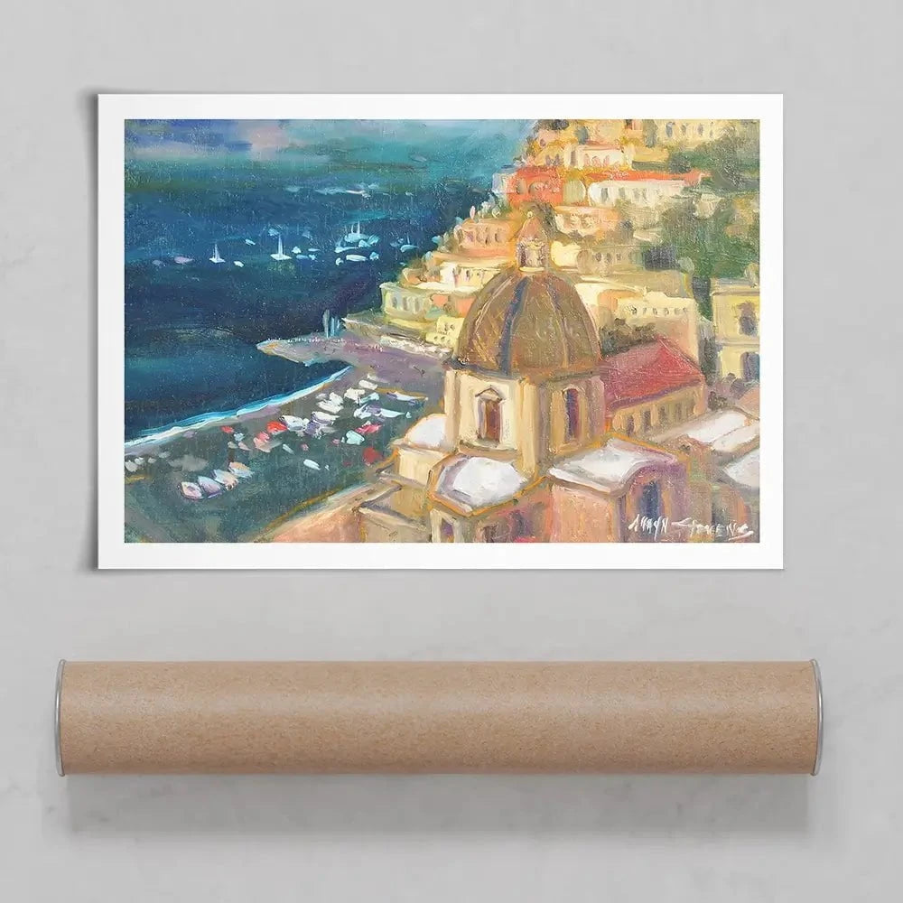 Lovely Coastal View Art Print Lovely Coastal View Art Print wall art product Allayn Stevens