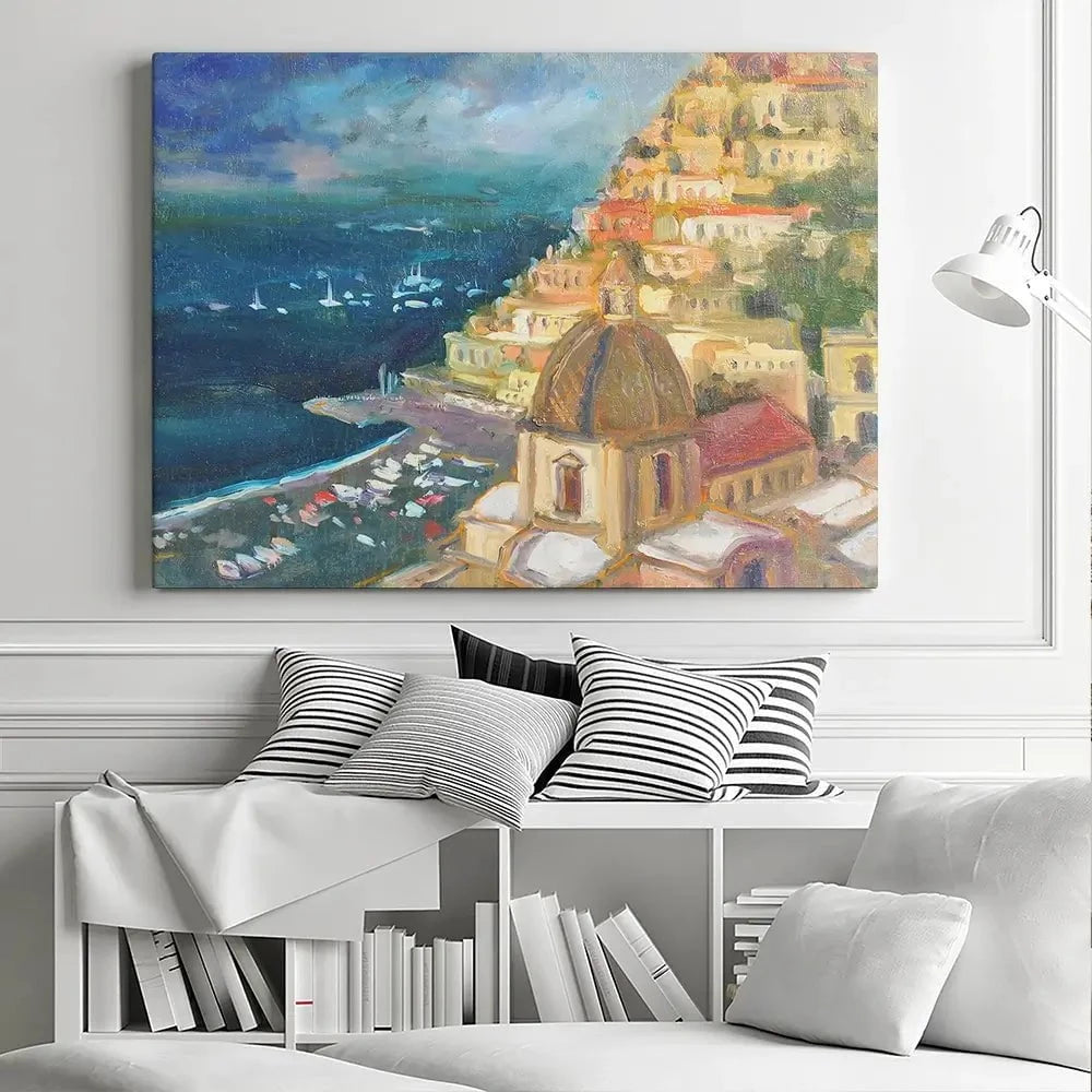 Lovely Coastal View Canvas Print Lovely Coastal View Canvas Print wall art product Allayn Stevens