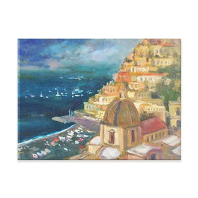 Lovely Coastal View Canvas Print Lovely Coastal View Canvas Print wall art product Allayn Stevens