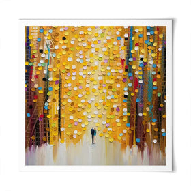 Lover's Journey Square Art Print Lover's Journey Square Art Print wall art product Ekaterina Ermilkina