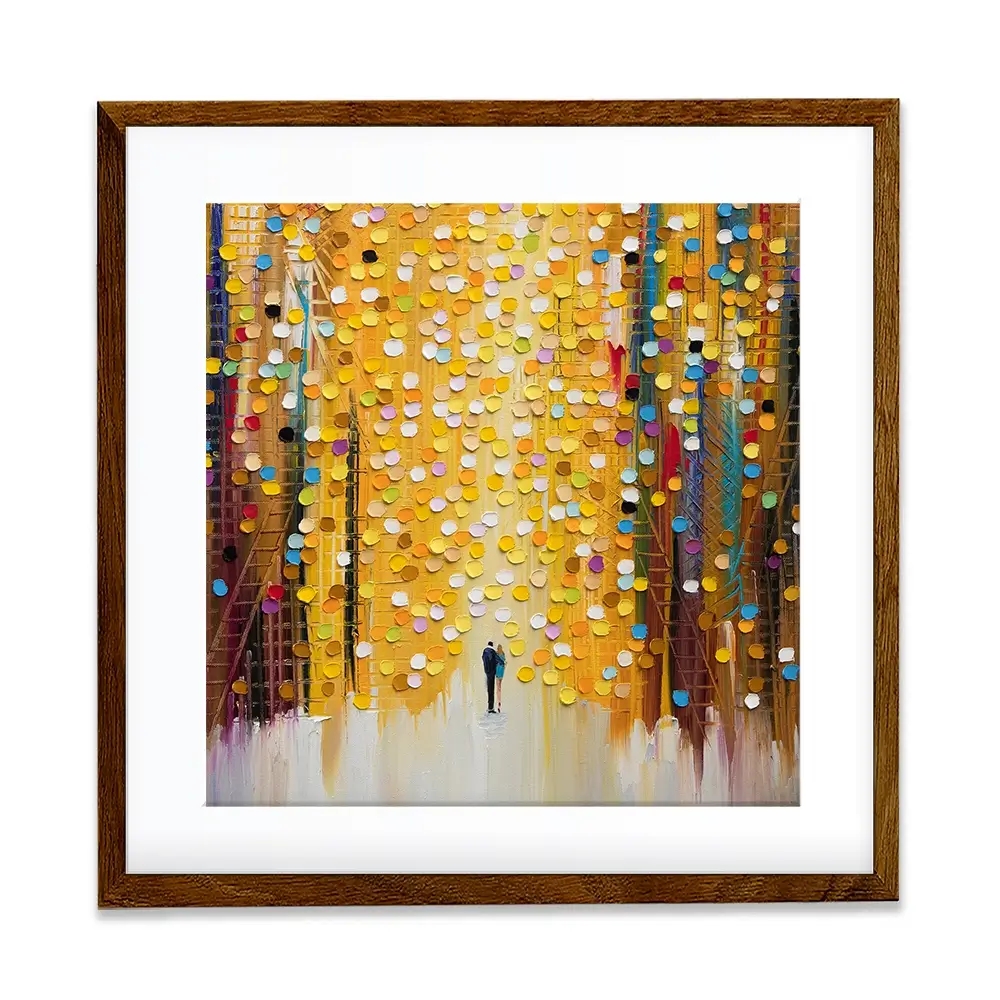 Lover's Journey Square Framed Art Print Lover's Journey Square Framed Art Print wall art product Ekaterina Ermilkina