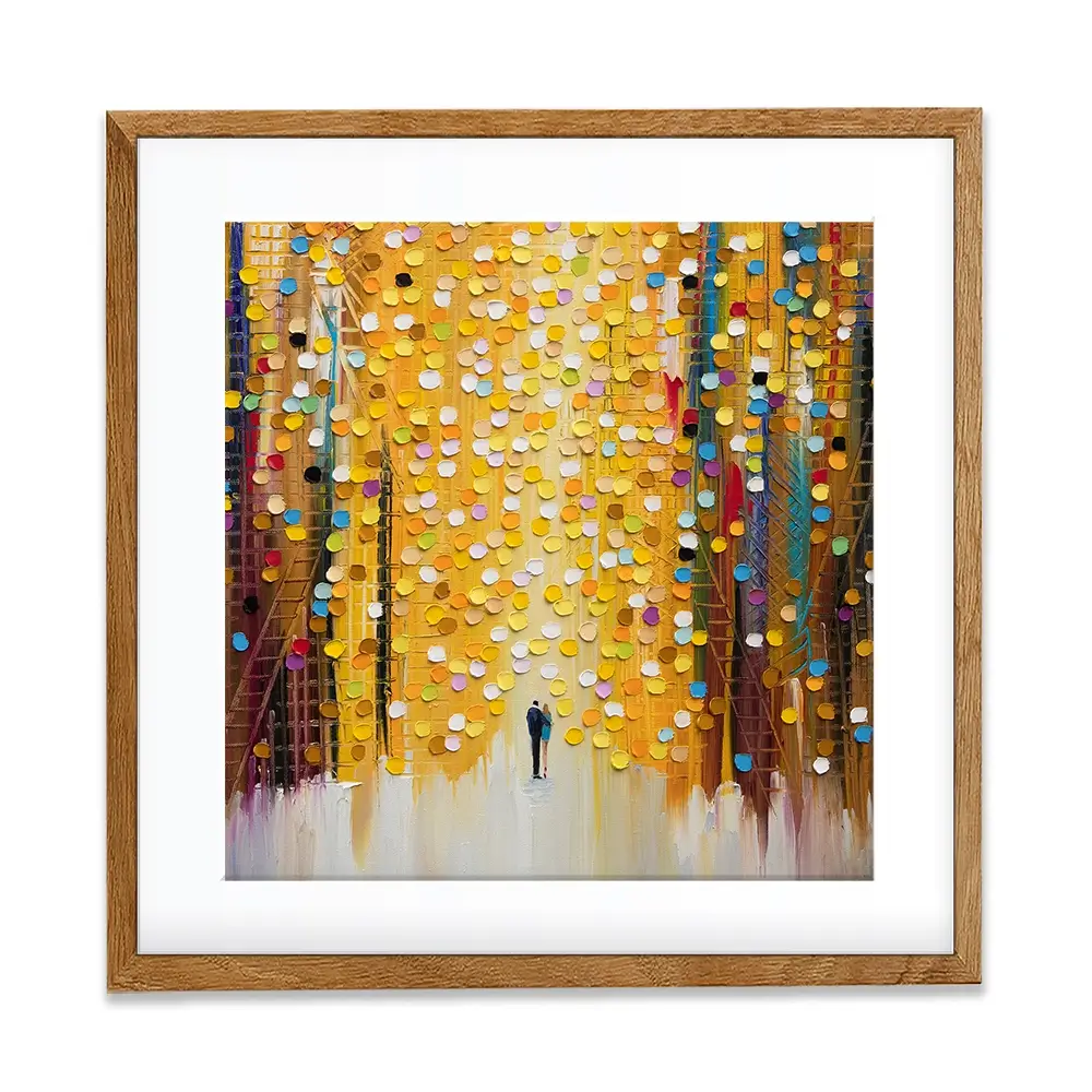 Lover's Journey Square Framed Art Print Lover's Journey Square Framed Art Print wall art product Ekaterina Ermilkina