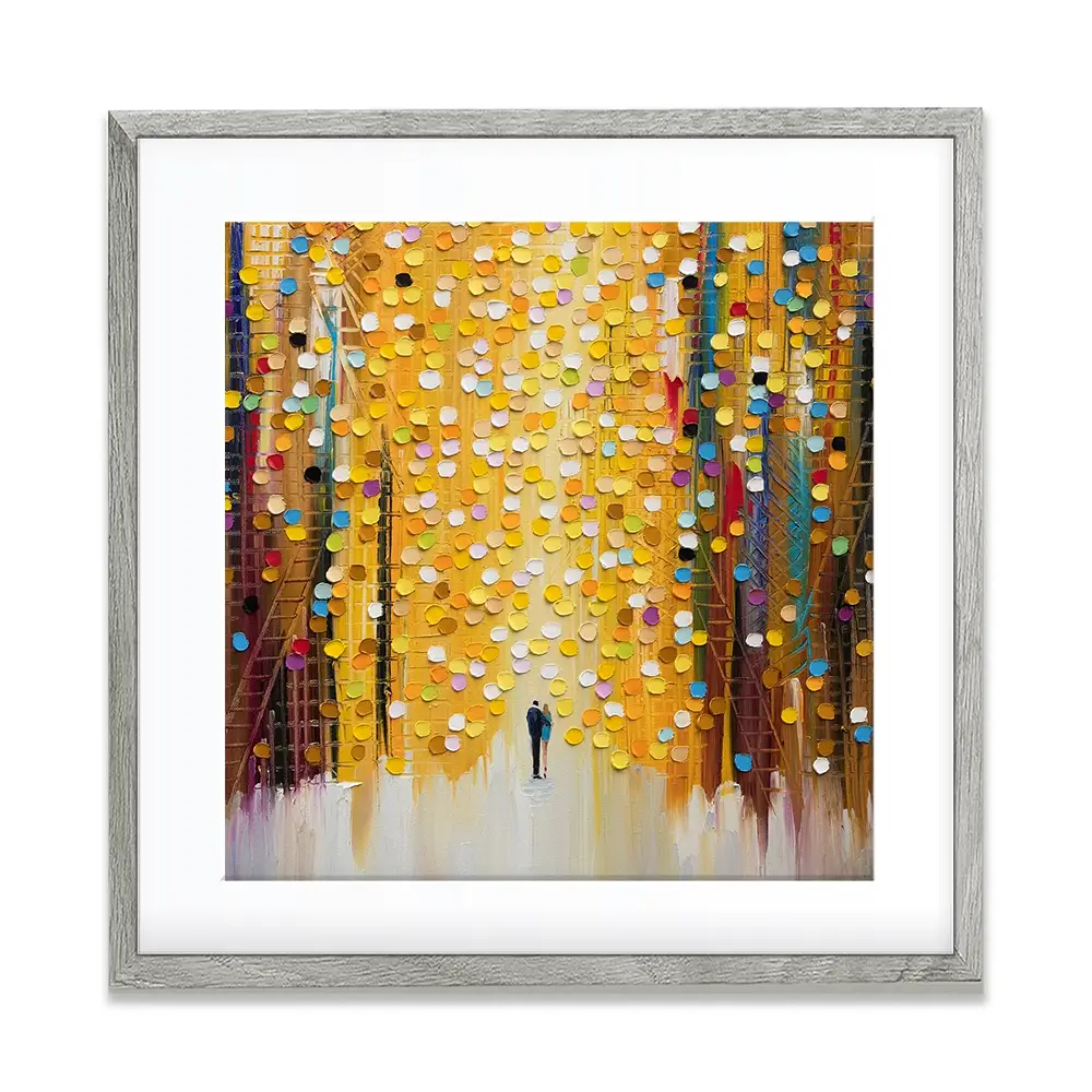 Lover's Journey Square Framed Art Print Lover's Journey Square Framed Art Print wall art product Ekaterina Ermilkina