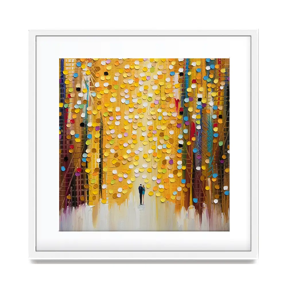 Lover's Journey Square Framed Art Print Lover's Journey Square Framed Art Print wall art product Ekaterina Ermilkina