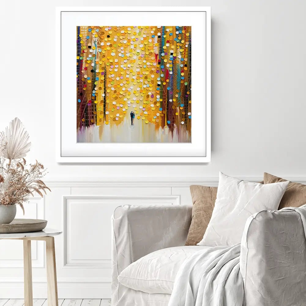Lover's Journey Square Framed Art Print Lover's Journey Square Framed Art Print wall art product Ekaterina Ermilkina