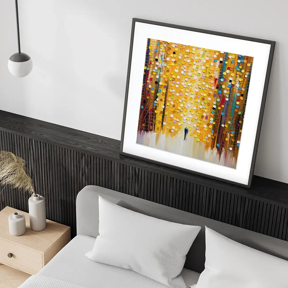 Lover's Journey Square Framed Art Print Lover's Journey Square Framed Art Print wall art product Ekaterina Ermilkina