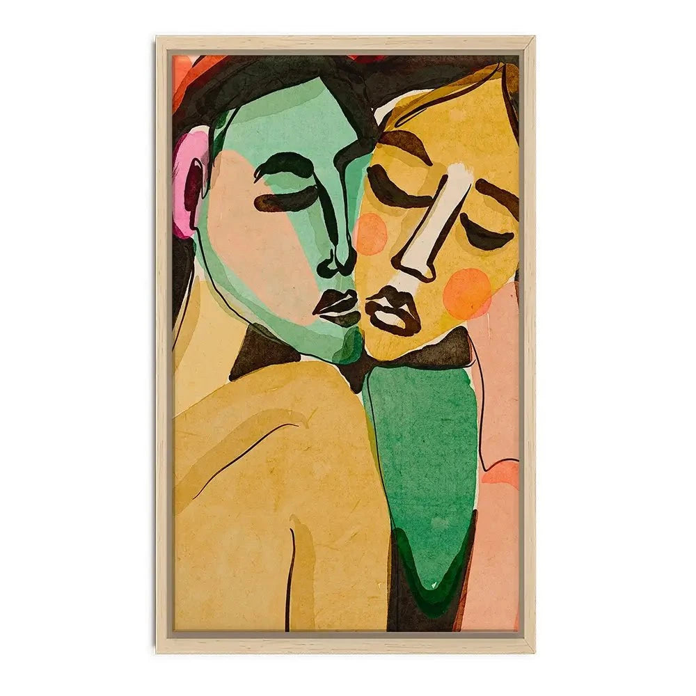 Lovers Canvas Print Lovers Canvas Print wall art product Treechild