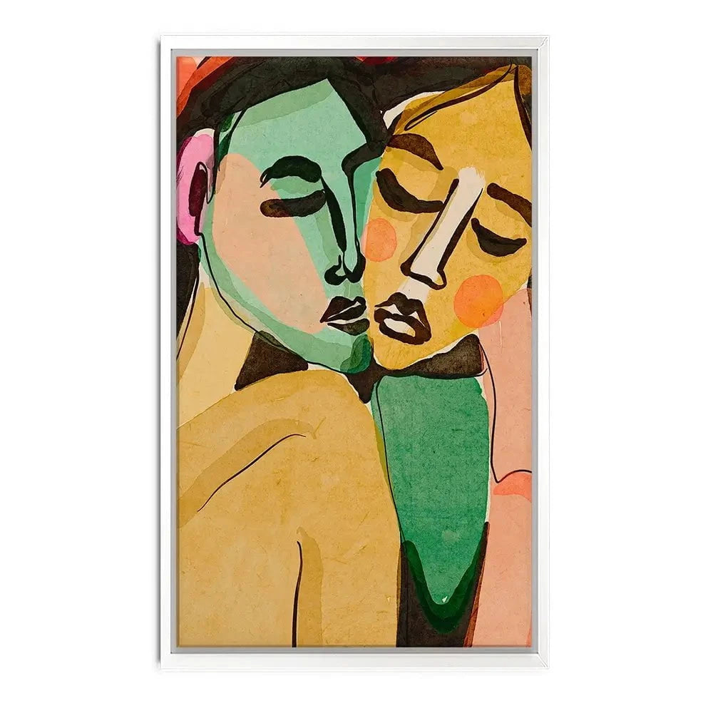 Lovers Canvas Print Lovers Canvas Print wall art product Treechild