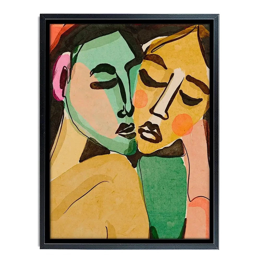 Lovers Canvas Print Lovers Canvas Print wall art product Treechild