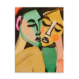 Lovers Canvas Print Lovers Canvas Print wall art product Treechild