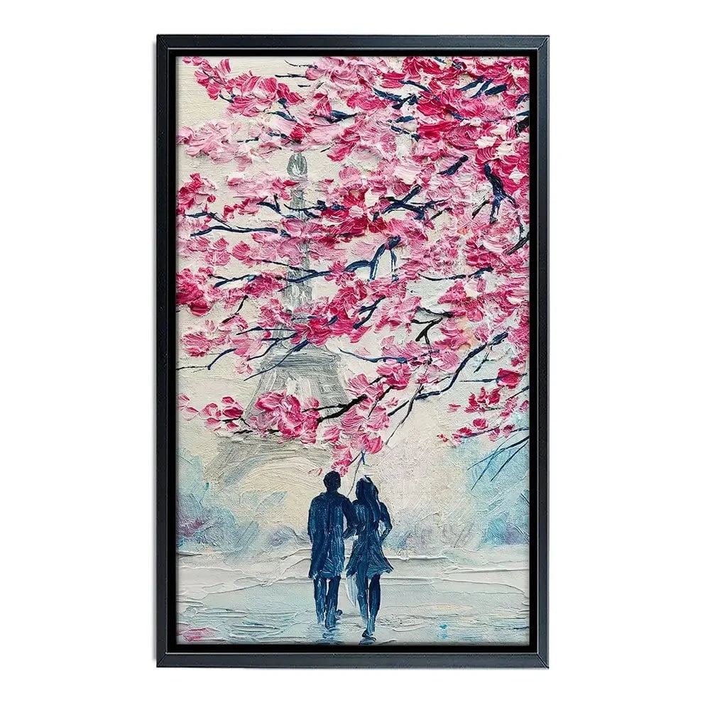 Lovers In Paris Canvas Print Lovers In Paris Canvas Print wall art product Fresh Stock / Shutterstock