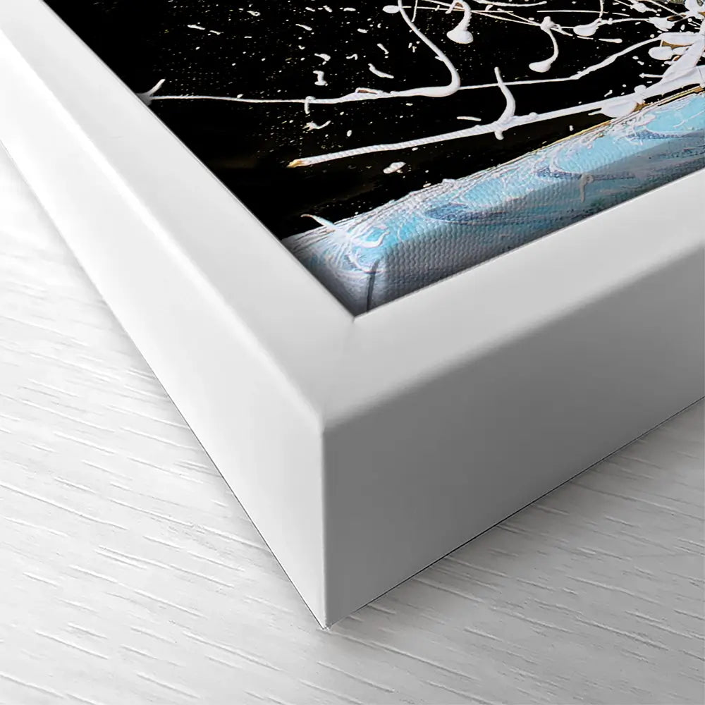 Loyal Swan Square Canvas Print Loyal Swan Square Canvas Print wall art product Studio Paint-Ing