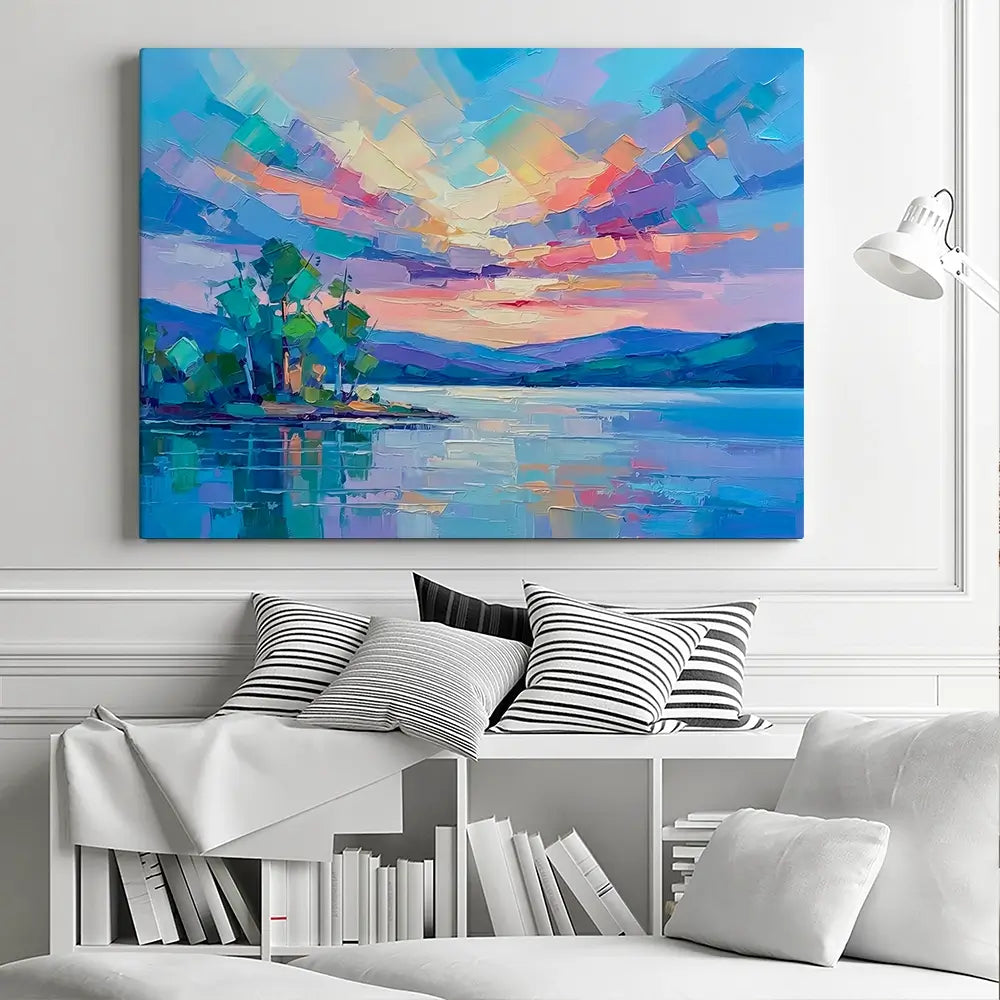 Lucious Lakeside Canvas Print Lucious Lakeside Canvas Print wall art product David Alexander Elder