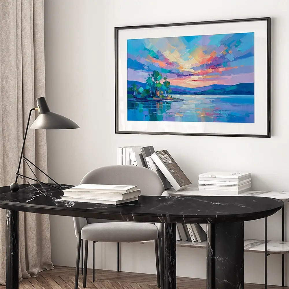 Lucious Lakeside Framed Art Print Lucious Lakeside Framed Art Print wall art product David Alexander Elder