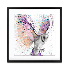 Luminous Luna Owl Square Framed Art Print Luminous Luna Owl Square Framed Art Print wall art product Ashvin Harrison