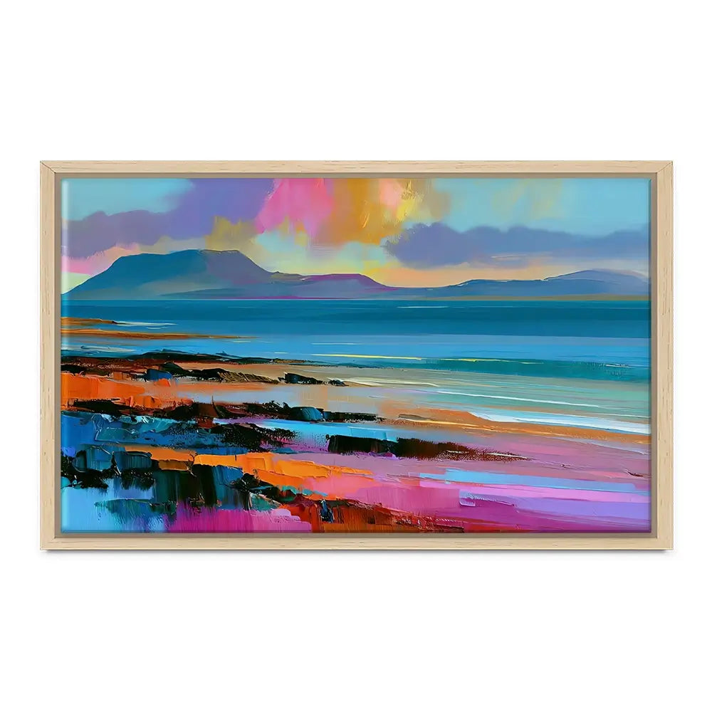 Luminous West Coast At Dusk Canvas Print Luminous West Coast At Dusk Canvas Print wall art product David Alexander Elder