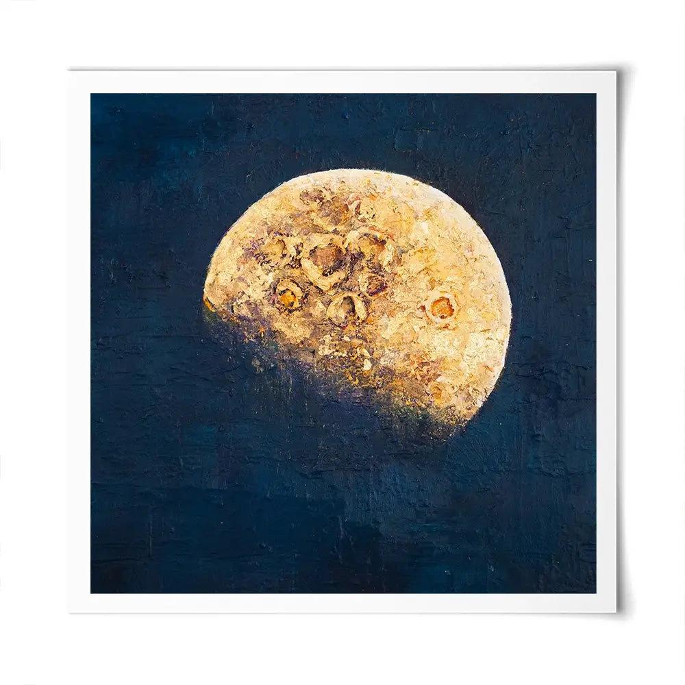 Lunar Whisper Square Art Print Lunar Whisper Square Art Print wall art product Osnat Tzadok