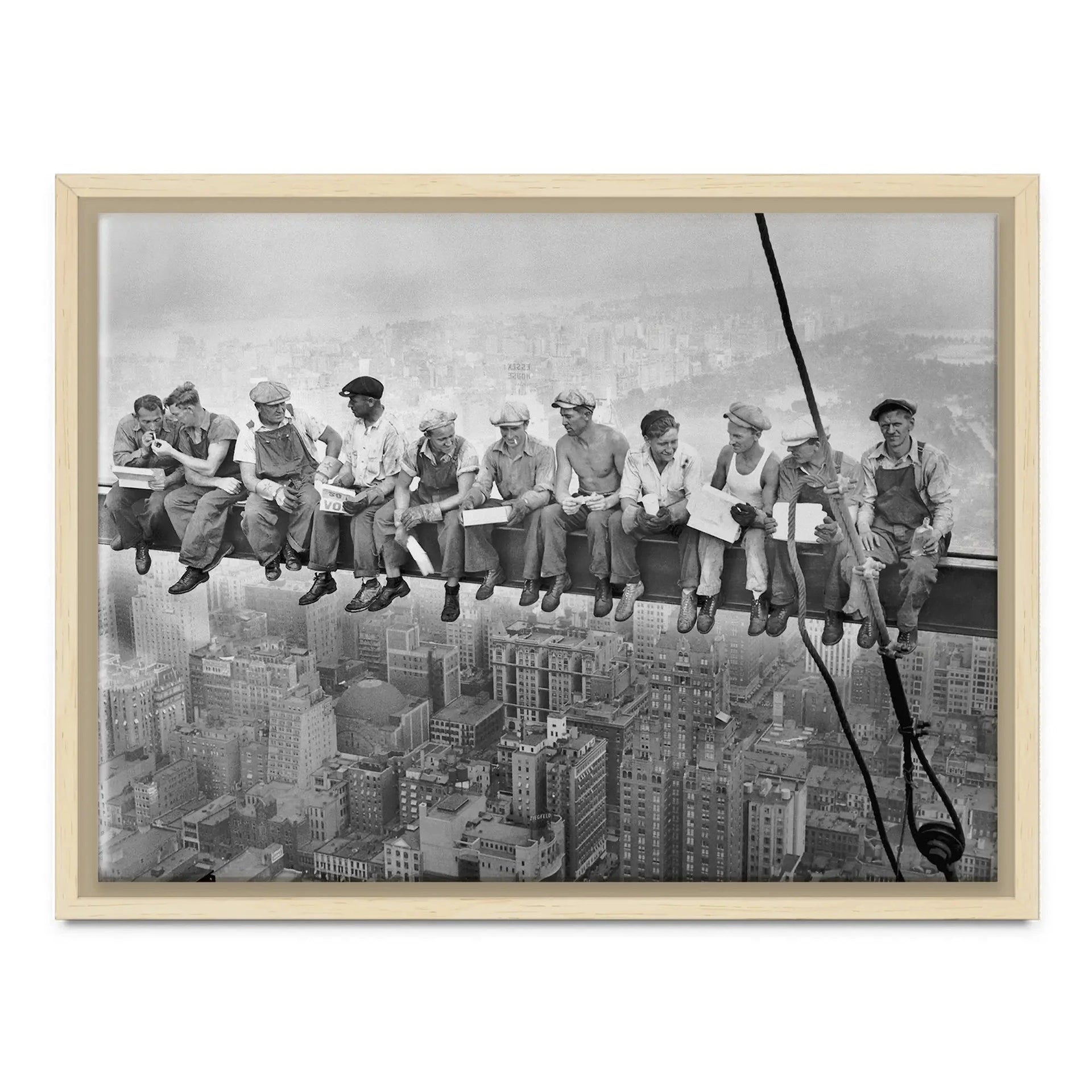 Lunch Atop A Skyscraper Canvas Print