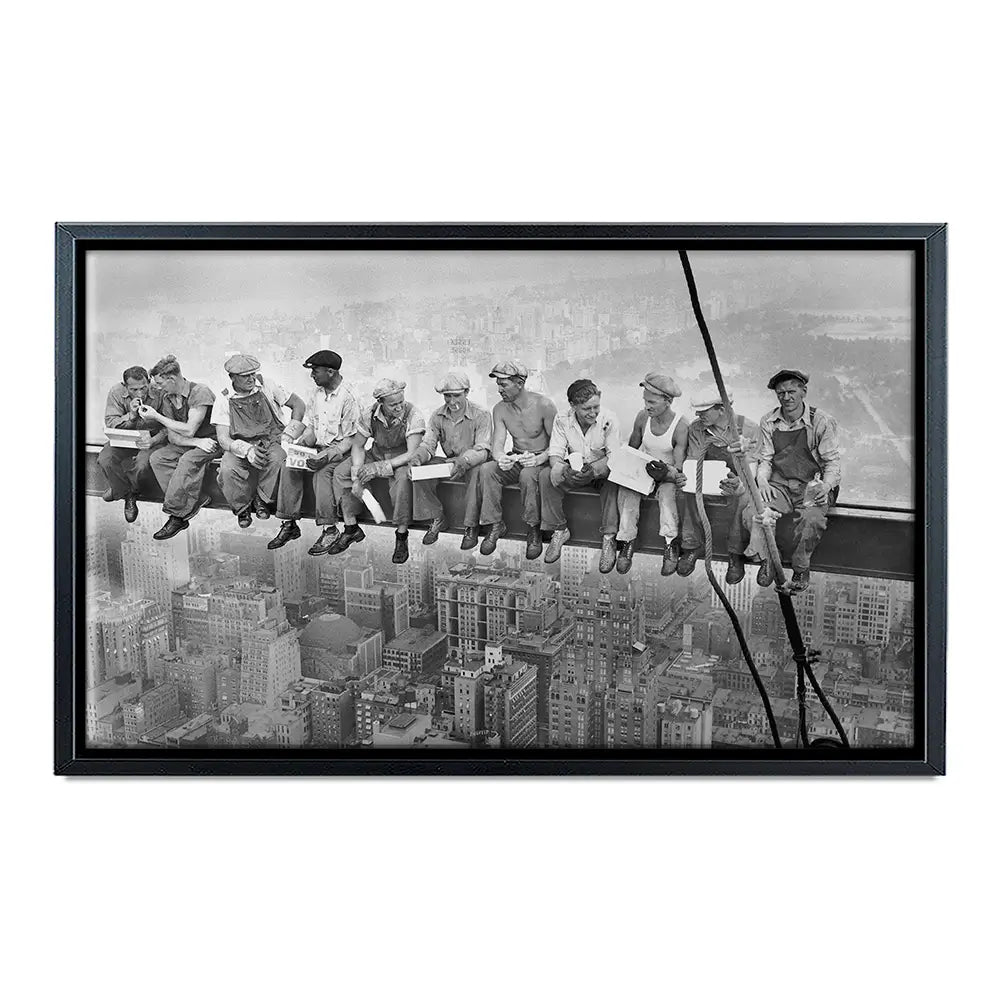 Lunch Atop A Skyscraper Oversized Canvas Print Lunch Atop A Skyscraper Oversized Canvas Print wall art product Art Print Shop