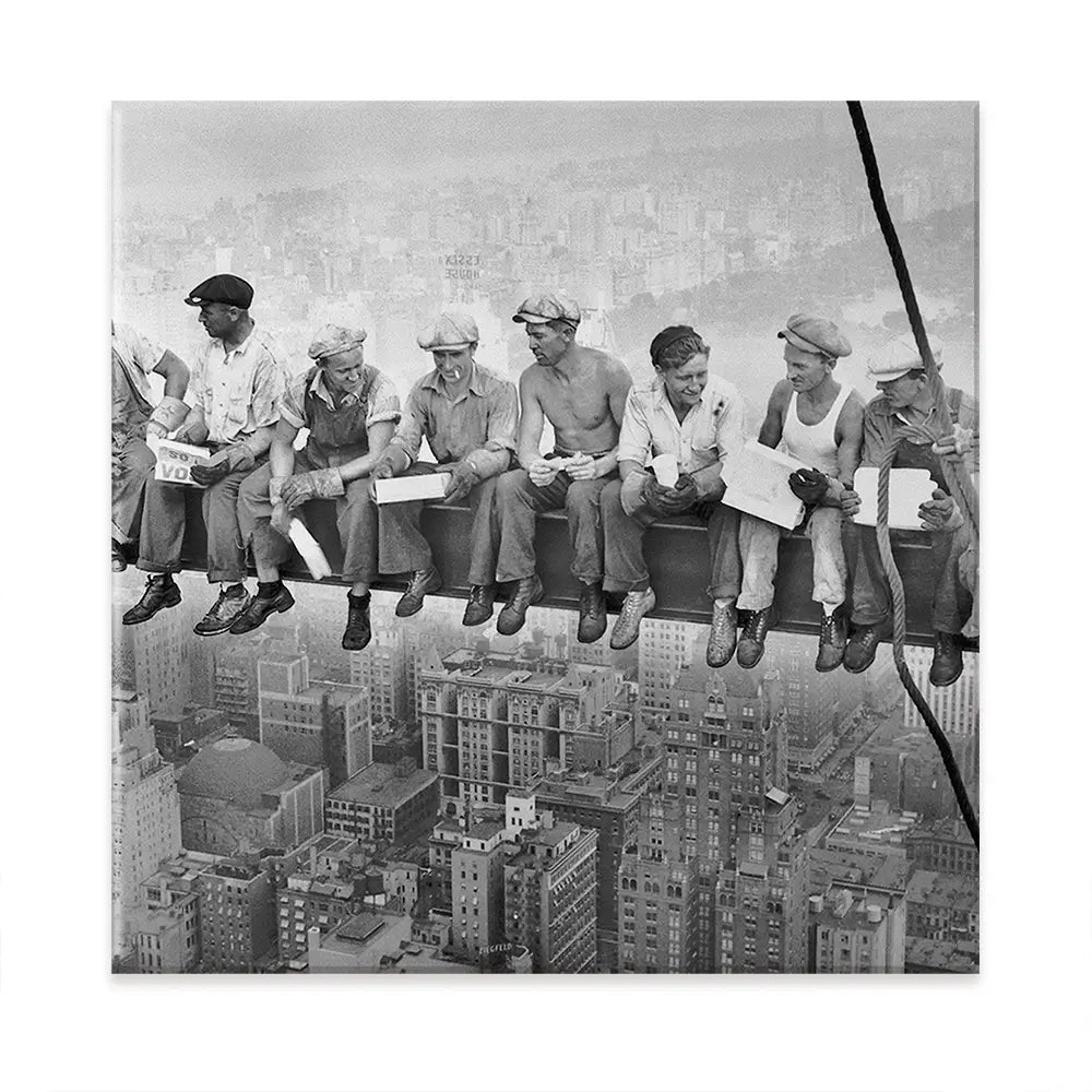 Lunch Atop A Skyscraper Oversized Canvas Print Lunch Atop A Skyscraper Oversized Canvas Print wall art product Art Print Shop
