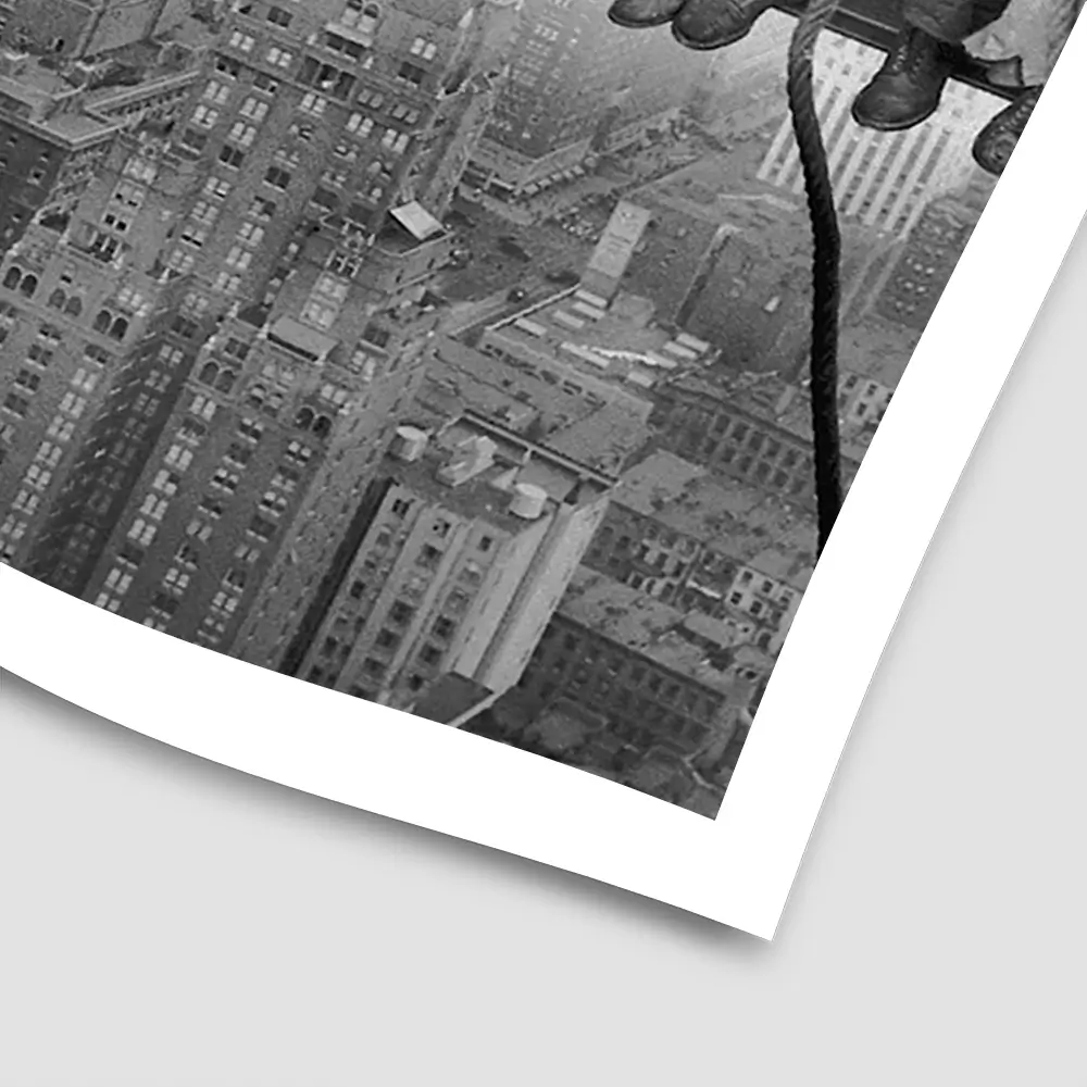 Lunch Atop A Skyscraper Square Art Print Lunch Atop A Skyscraper Square Art Print wall art product Independent