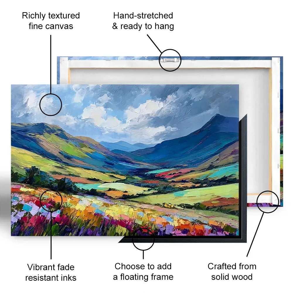 Lush Laggan Oversized Canvas Print Lush Laggan Oversized Canvas Print wall art product David Alexander Elder