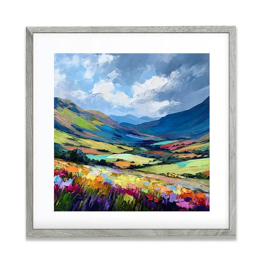 Lush Laggan Square Framed Art Print Lush Laggan Square Framed Art Print wall art product Art Print Shop