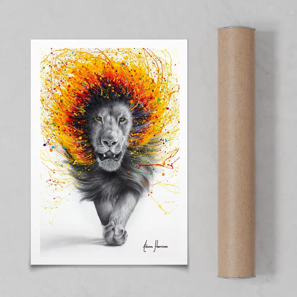 Luxor Lion Art Print Luxor Lion Art Print wall art product Ashvin Harrison