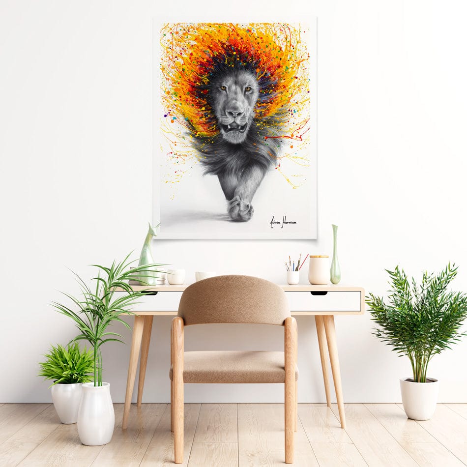 Luxor Lion Art Print wall art product Ashvin Harrison