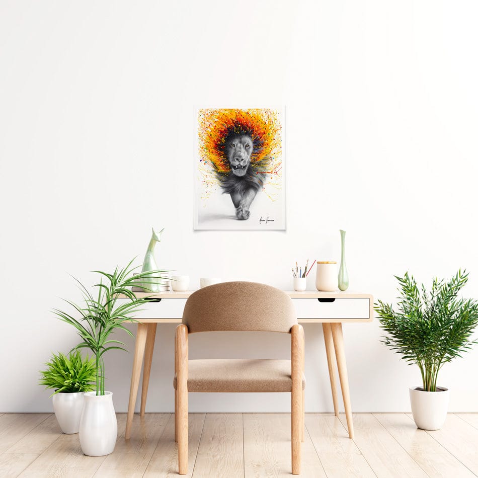 Luxor Lion Art Print wall art product Ashvin Harrison