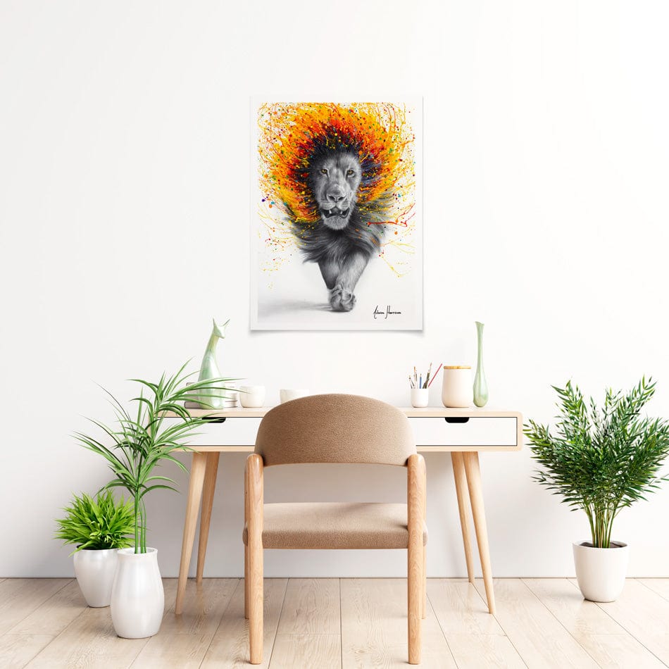 Luxor Lion Art Print wall art product Ashvin Harrison