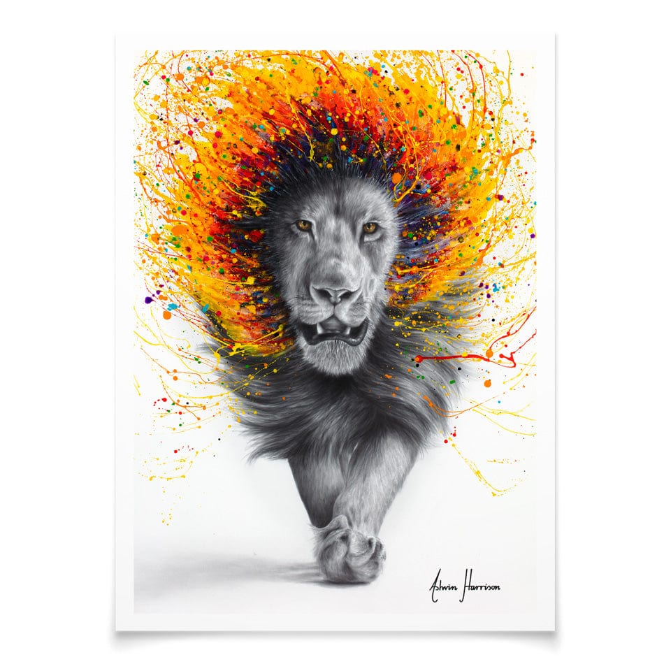 Luxor Lion Art Print wall art product Ashvin Harrison